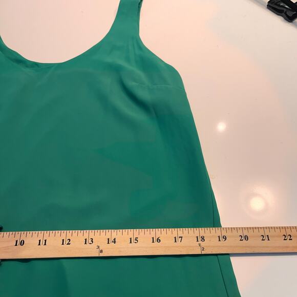 Amanda Uprichard Green Soren Jungle Mini Dress Size Medium - Picture 10 of 11